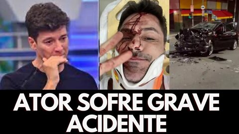 Irmão de Rodrigo faro - Danilo Faro sofre grave acidente de carro e fratura costela.