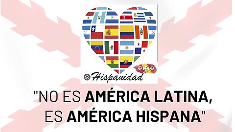 "No es "América Latina", es América Hispana" ¡Feliz Día de la Hispanidad a todos!