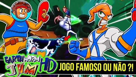 Earthworm Jim HD é REMAKE de um jogo FAMOSO sem RAZÃO | Rk Play