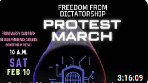 OPPOSITION LEH WE MARCH!! SAT. FEB. 10th, 2024, 10am STOP BARBADOS CYBER BILL