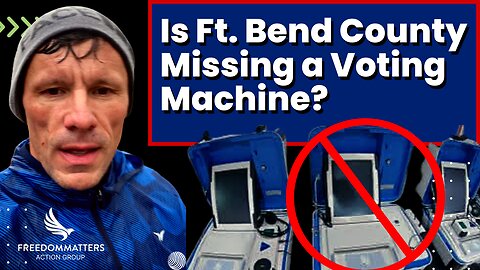 Is Ft. Bend County Missing a Voting Machine?