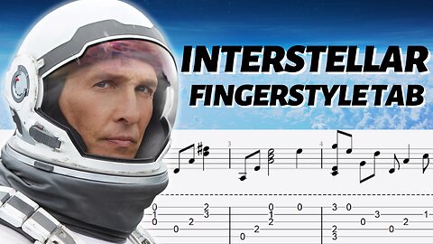 INTERSTELLAR Theme Fingerstyle Tab - Free [TABS] Download