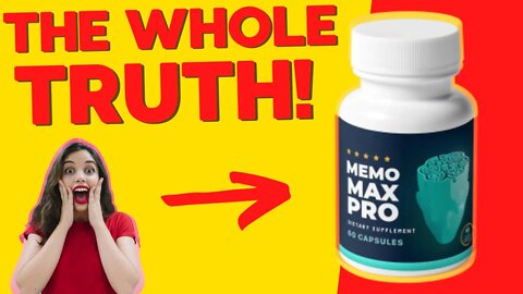 🟥 Memo Max Pro | Memo Max Pro Review | Does Memo Max Pro Work? Memo Max Pro Side Effects