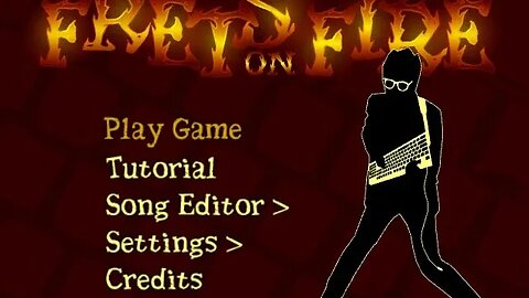 Frets on Fire! Jogo estilo guitar hero para Windows Linux e MacOs - Open source e patchavel