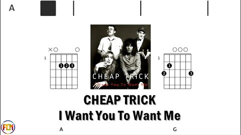 CHEAP TRICK I Want You To Want Me - Chords & Lyrics like a Karaoke) HD