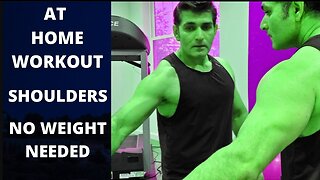 AT HOME SHOULDERS WORKOUT |MEN | WOMEN | Body Weight