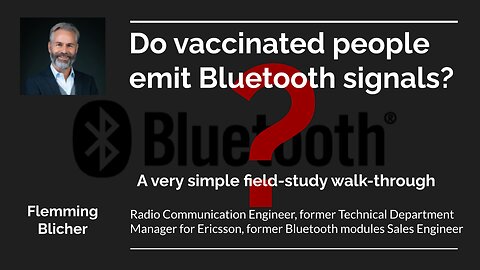 Do vaxxinated people emit Bluetooth signals?