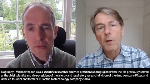 CBDC | "If There Was Somebody Of Bad Intent Running That They Can Make You Do Anything Like to Make You Get an Injection That You Don't Need That Might Be Poisonous." - Michael Yeadon (Former scientific researcher & VP at Pfizer)