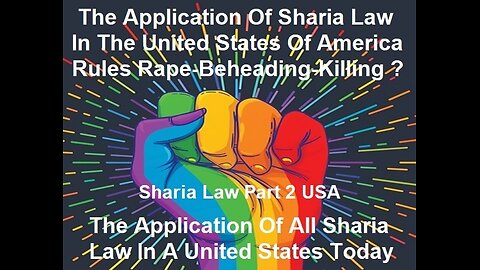 Sharia Law In The USA And Islamic State Sex Slave Victim Tells Of Months Of Abuse