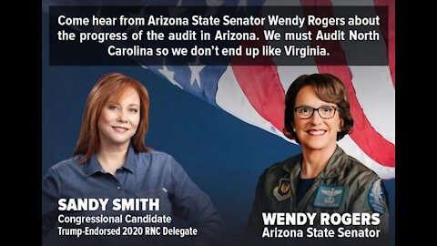 Sandy Smith Rally w/ AZ Senator Wendy Rogers