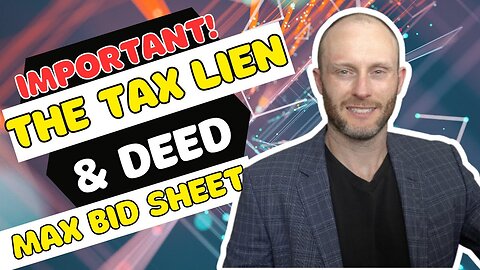 Tax Lien & Deed Max Bids Tactics For Beginners!