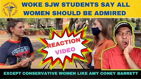 REACTION VIDEO: WOKE SJW Students Love & Promote Successful Women Except When it's Amy Coney Barrett