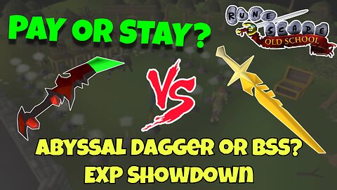 Pay or Stay #24 | Abyssal Dagger vs Blessed Saradomin Sword | OSRS NMZ