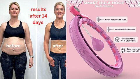 Swiss Activa+ Infinity Hoop Smart Weighted Hula Hoop: The Ultimate Fitness Revolution!"