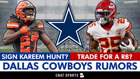 Cowboys Rumors On Kareem Hunt + Trade Rumors On Clyde Edwards-Helaire