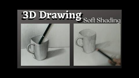 How To Draw 3D Mug Tutorial || Pencil Shading || Ideas || Easy|| step by step S Kamal Art