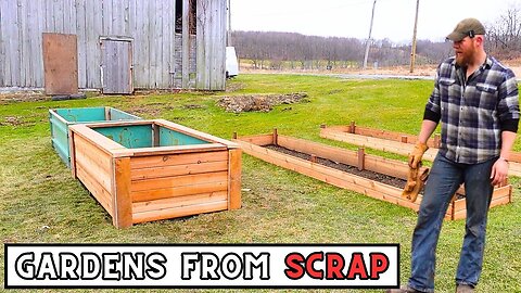 Starting a Homestead From Scratch: Building Raised Beds From Scrap