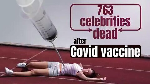Hundreds of celebrities dead and injured from the vaxx. A compilation