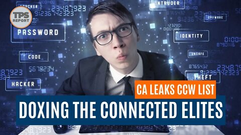 California leaks it database of connected Elites with CCW carry permits. It's hard to be mad