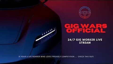 Gig Wars Official Live - Overnight Pitstop - Rideshare and Delivery Drivers Hangout