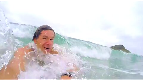 Surfing at Recreio dos Bandeirantes, RIO de JANEIRO