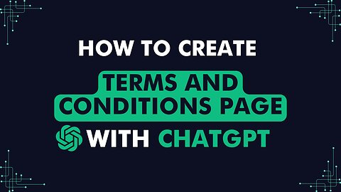 How to Create a Terms and Conditions Page in WordPress using ChatGPT