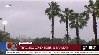 Sarah Hollenbeck in Hillsborough | The road from St. Petersburg to Brandon was clear, indicating that residents are taking the hurricane seriously.