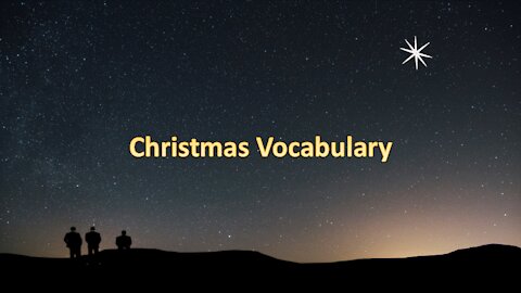 Christmas Vocabulary