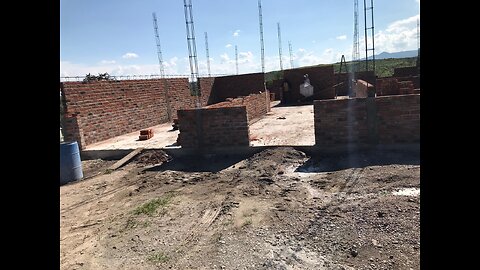 The ranch in Mexico and the house construction is almost done