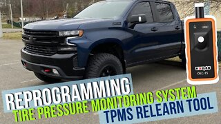 Reprogramming Tire Pressure Monitoring System (TPMS Relearn Tool)