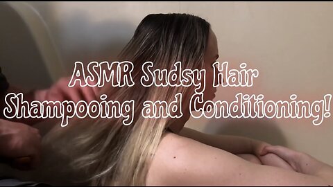 ASMR Sudsy Hair Shampooing in a Bathtub 🛀