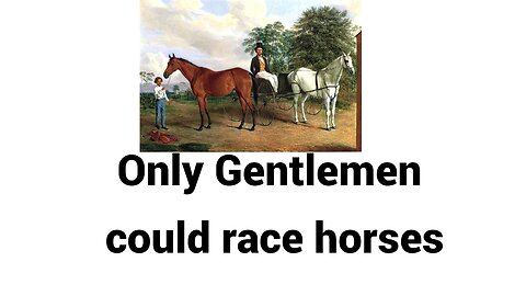 Horse Racing for Gentlemen