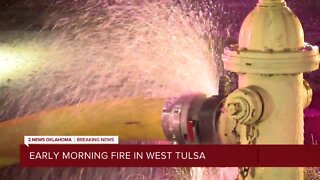 Crews monitor hot spots after early morning fire