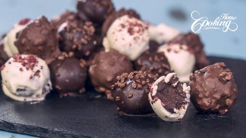 Chocolate Cake Balls - Eggless Chocolate Cake Balls Recipe