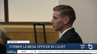 Ex-La Mesa cop in court over false report accusations