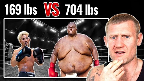 Heaviest Fighter in the world gets smashed up