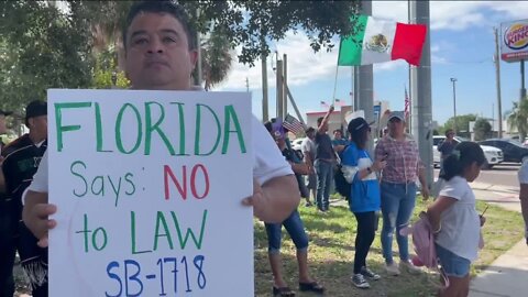 Business owners and workers close their doors Thursday, protesting Florida's new immigration law