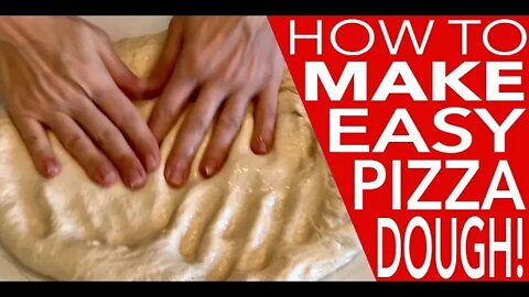 HOW TO MAKE EASY PIZZA DOUGH | Kitchen Bravo