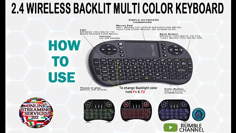 How to Use the 2.4 Mini Wireless Keyboard
