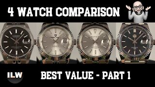 Comparing 4 Homages to the Rolex Datejust - Part 1