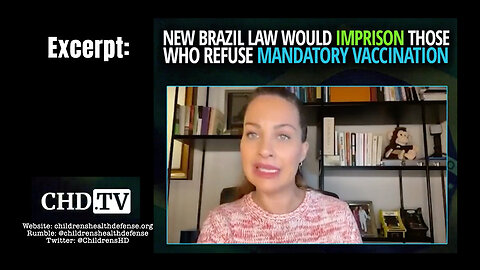 New Brazil Law Would IMPRISON Those Who Refuse Mandatory Vaccination! (Excerpt)