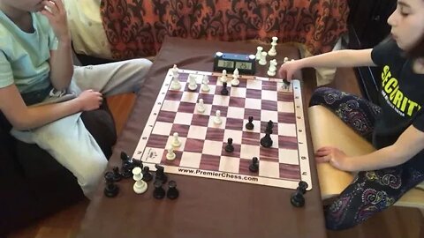 Markus Cuellar vs Serena Cuellar, Game 1, Chess960, 4/9/2020