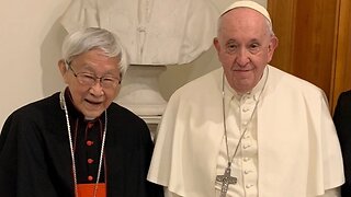 Pope Francis meets with Cardinal Zen after Pope Benedict funeral!