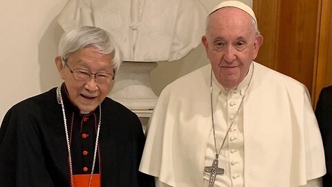 Pope Francis meets with Cardinal Zen after Pope Benedict funeral!
