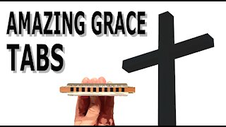 Harmonica TABS for Amazing Grace on a Diatonic Harmonica