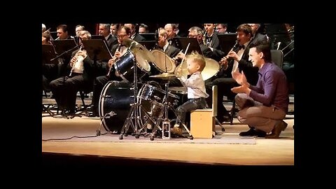 Toddler from Novosibirsk is a Drumming Prodigy!