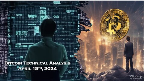 Bitcoin - Technical analysis, April 15th, 2024