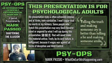 Mark Passio - Psy Ops