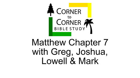 The Gospel according to Matthew Chapter 7