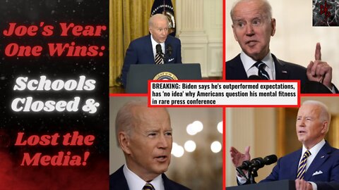 Joe Biden's RARE Presser is Full of Lies (Top 10) & Buries His First, Flailing Year in Office